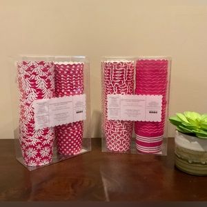 2 New Packages of  Baking Cups - Pink & White